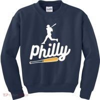 Phillies Philly Dancing On My Own Philadelphia Baseball Kids Sweatshirt thumb 0
