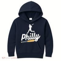 Phillies Philly Dancing On My Own Philadelphia Baseball Kids Hoodie thumb 0