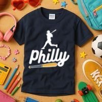 Phillies Philly Dancing On My Own Philadelphia Baseball Kids T-Shirt thumb 3