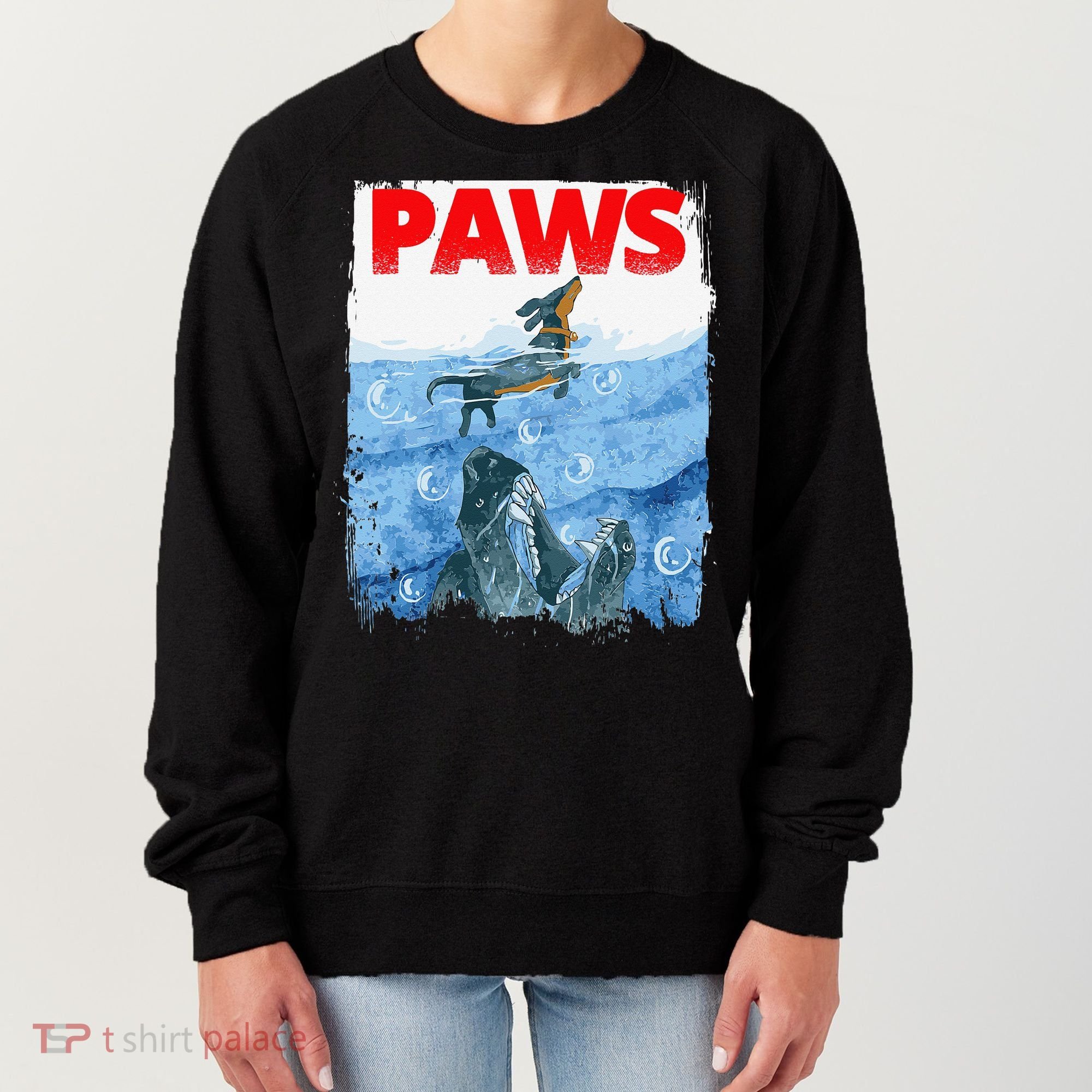 Paws Paw Dachshund Dog Retro Women's Sweatshirt