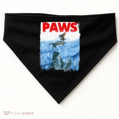 Paws Paw Dachshund Dog Retro USA-Made Doggie Bandana