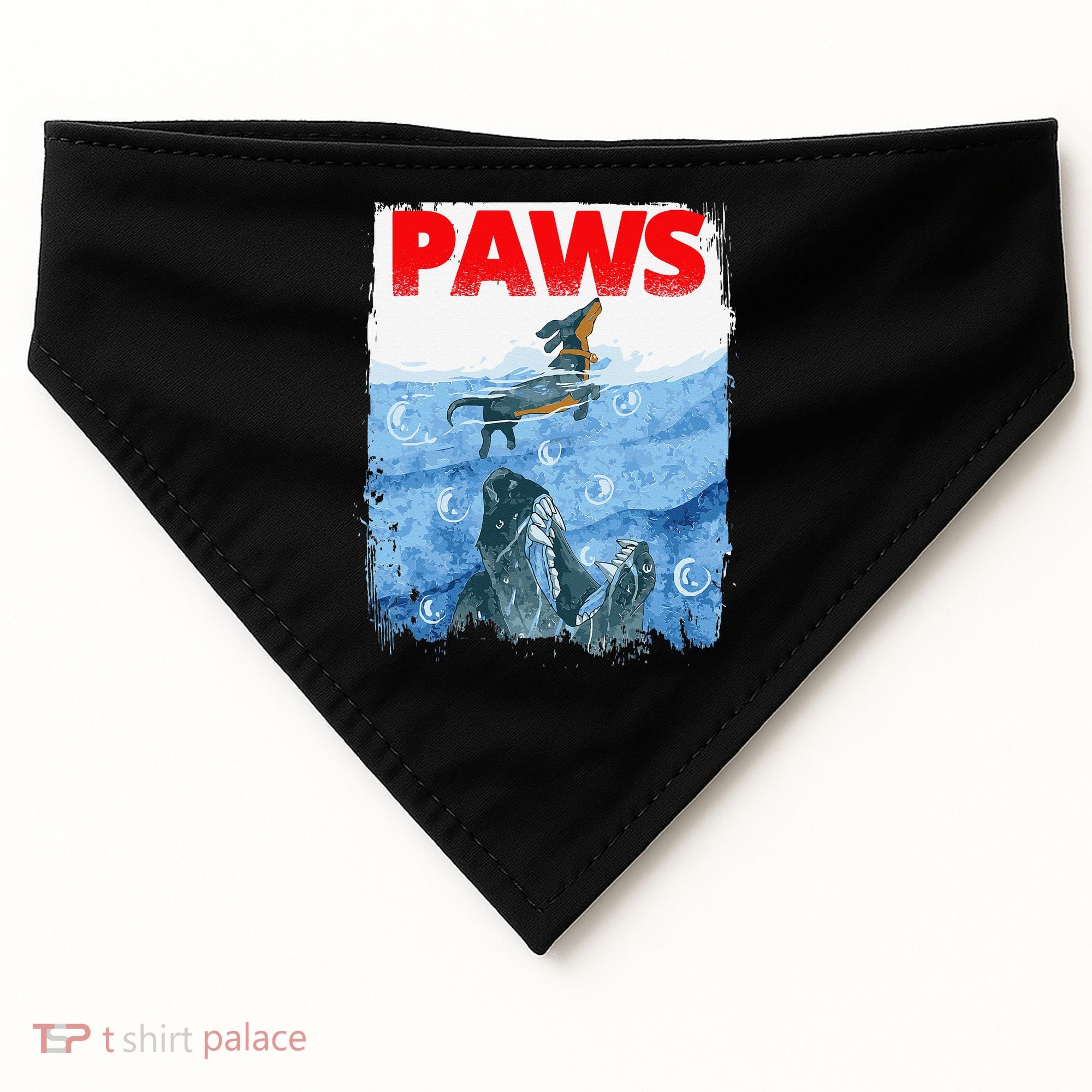 Paws Paw Dachshund Dog Retro USA-Made Doggie Bandana