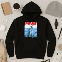 Paws Paw Dachshund Dog Retro Hoodie thumb 3