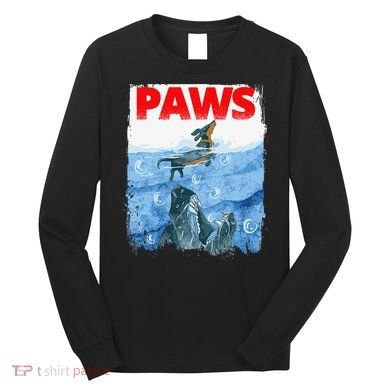 Paws Paw Dachshund Dog Retro Long Sleeve Shirt