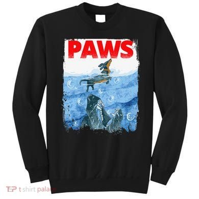 Paws Paw Dachshund Dog Retro Sweatshirt