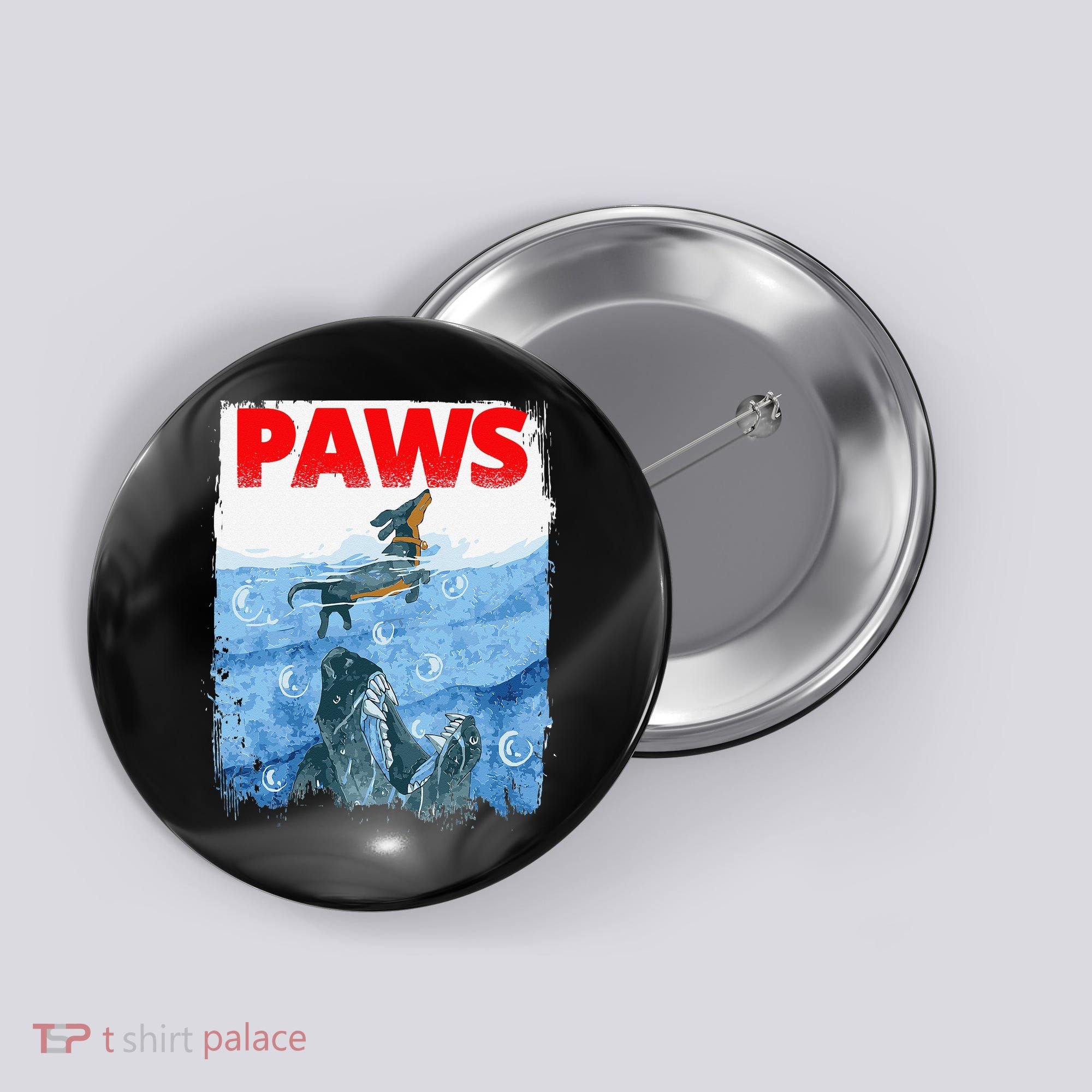 Paws Paw Dachshund Dog Retro Button