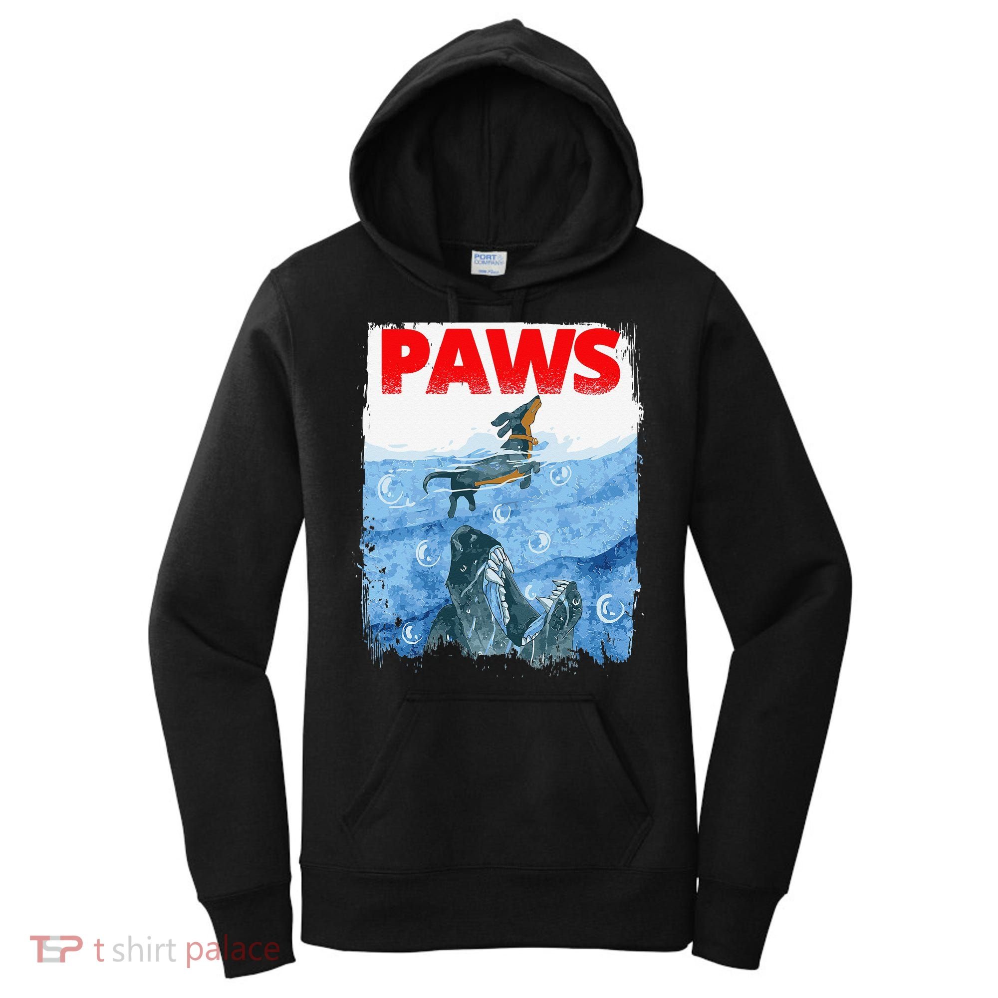 Paws Paw Dachshund Dog Retro Women's Hoodie