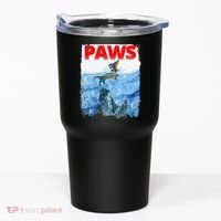 Paws Paw Dachshund Dog Retro Tumbler thumb 0