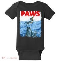 Paws Paw Dachshund Dog Retro Baby Bodysuit thumb 0