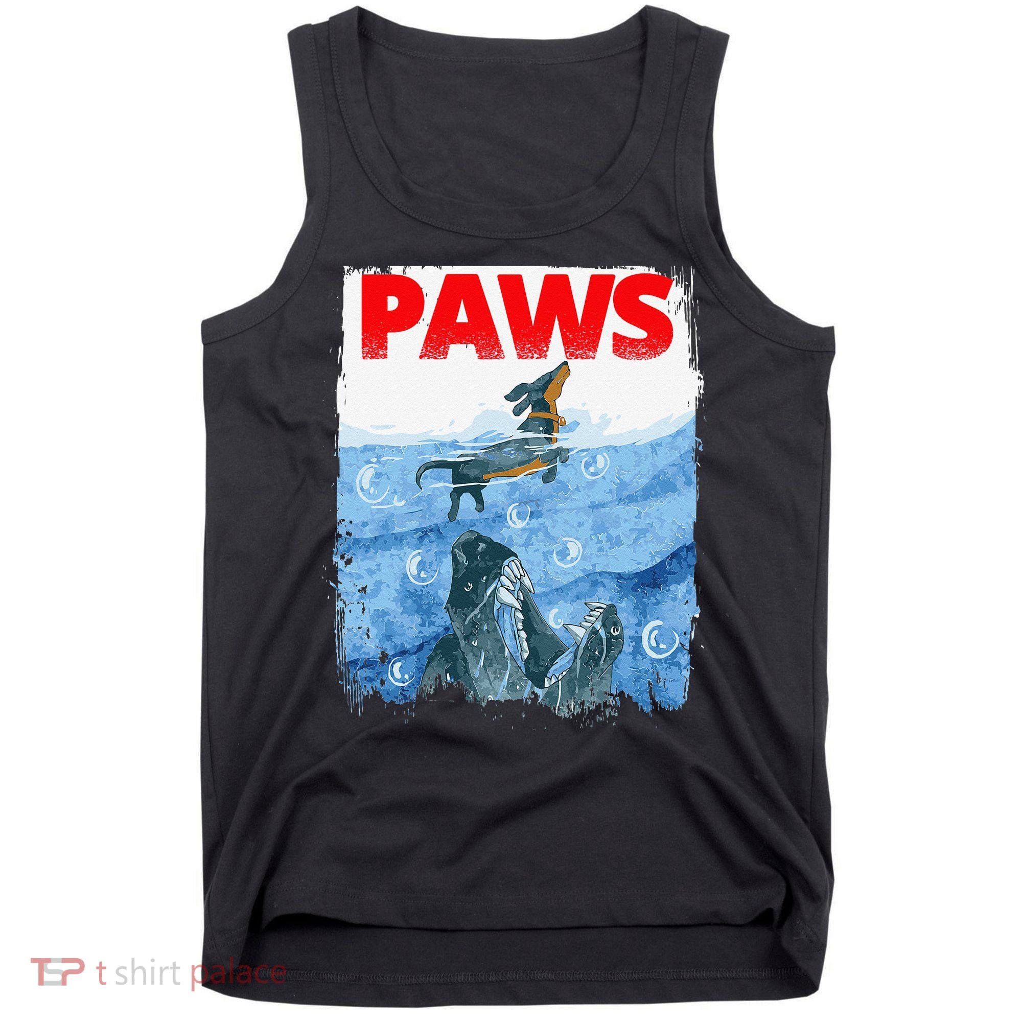 Paws Paw Dachshund Dog Retro Tank Top