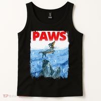 Paws Paw Dachshund Dog Retro Tank Top thumb 2