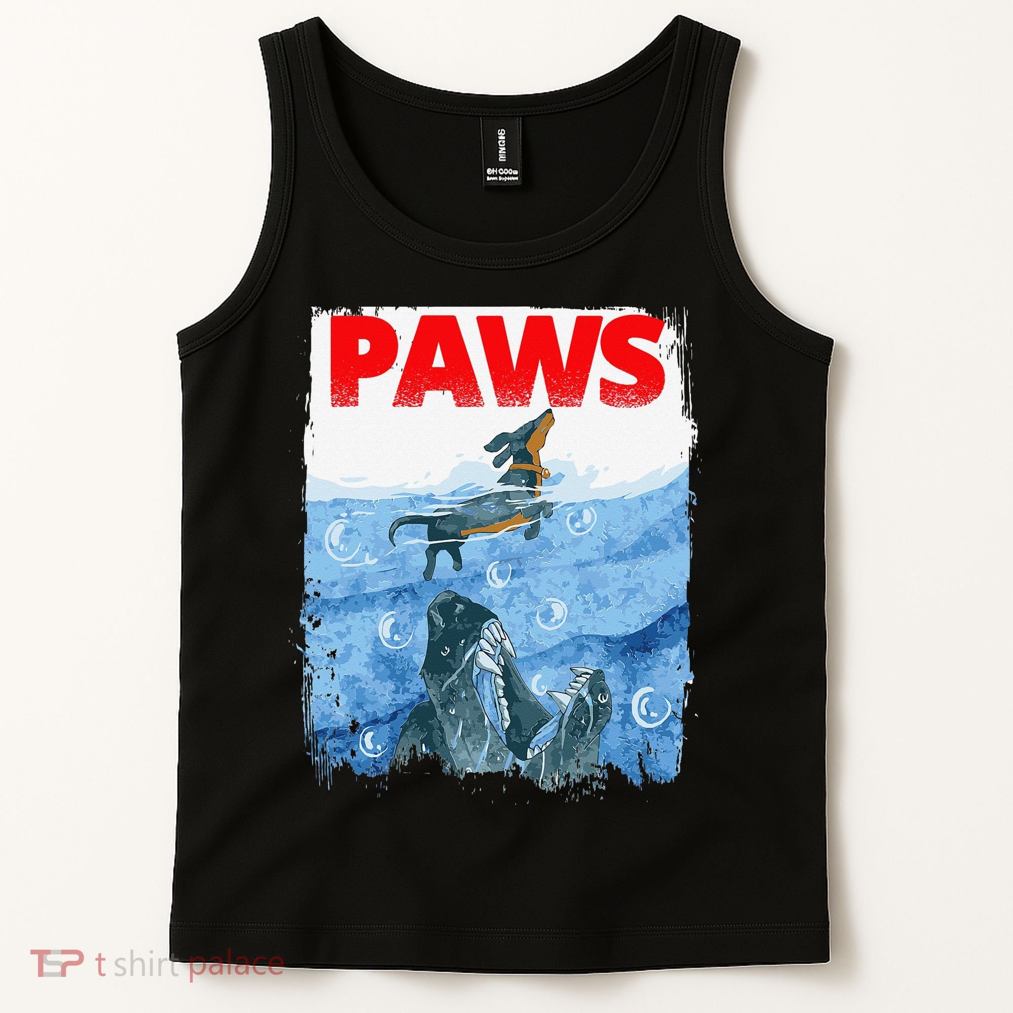 Paws Paw Dachshund Dog Retro Tank Top