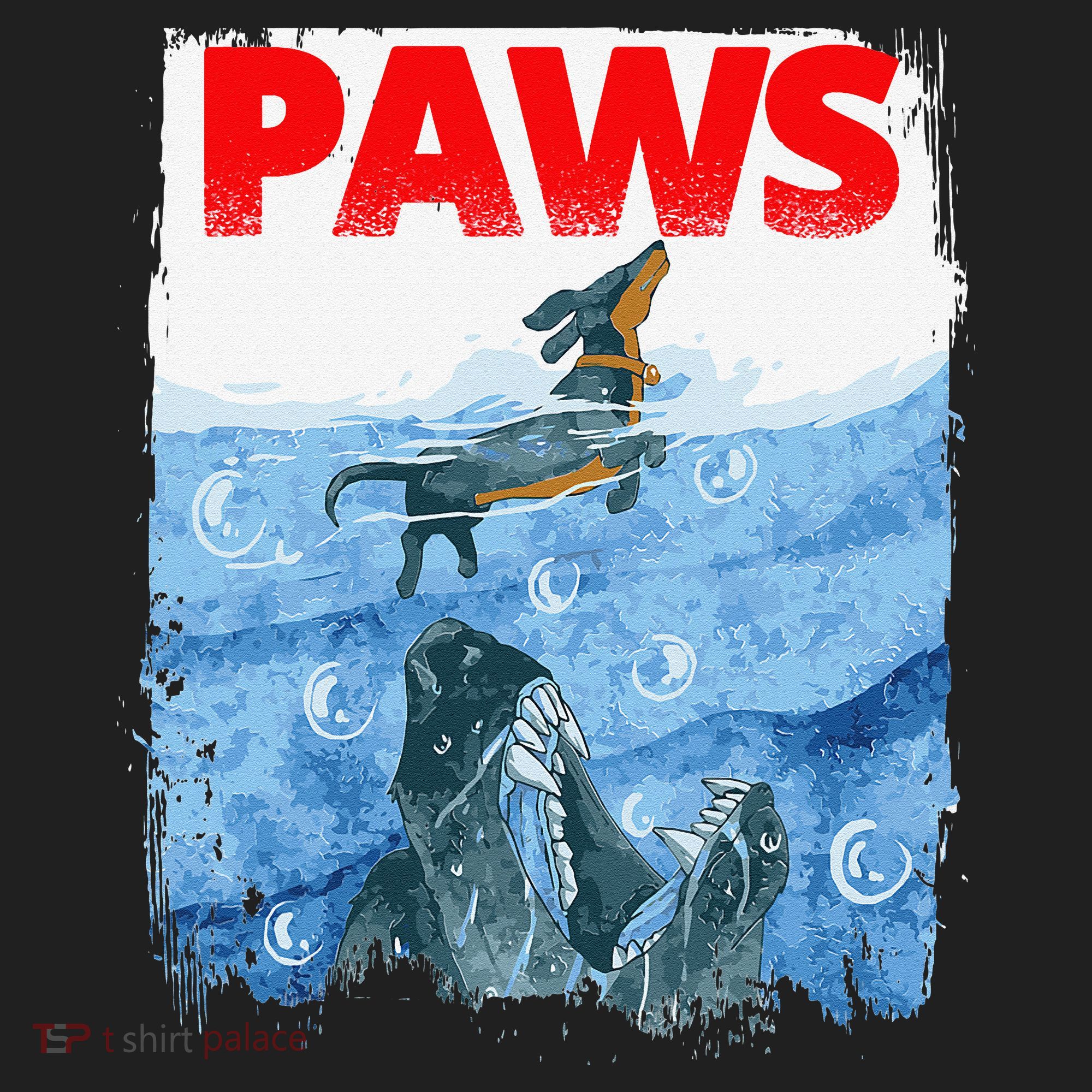 Paws Paw Dachshund Dog Retro Golf Towel