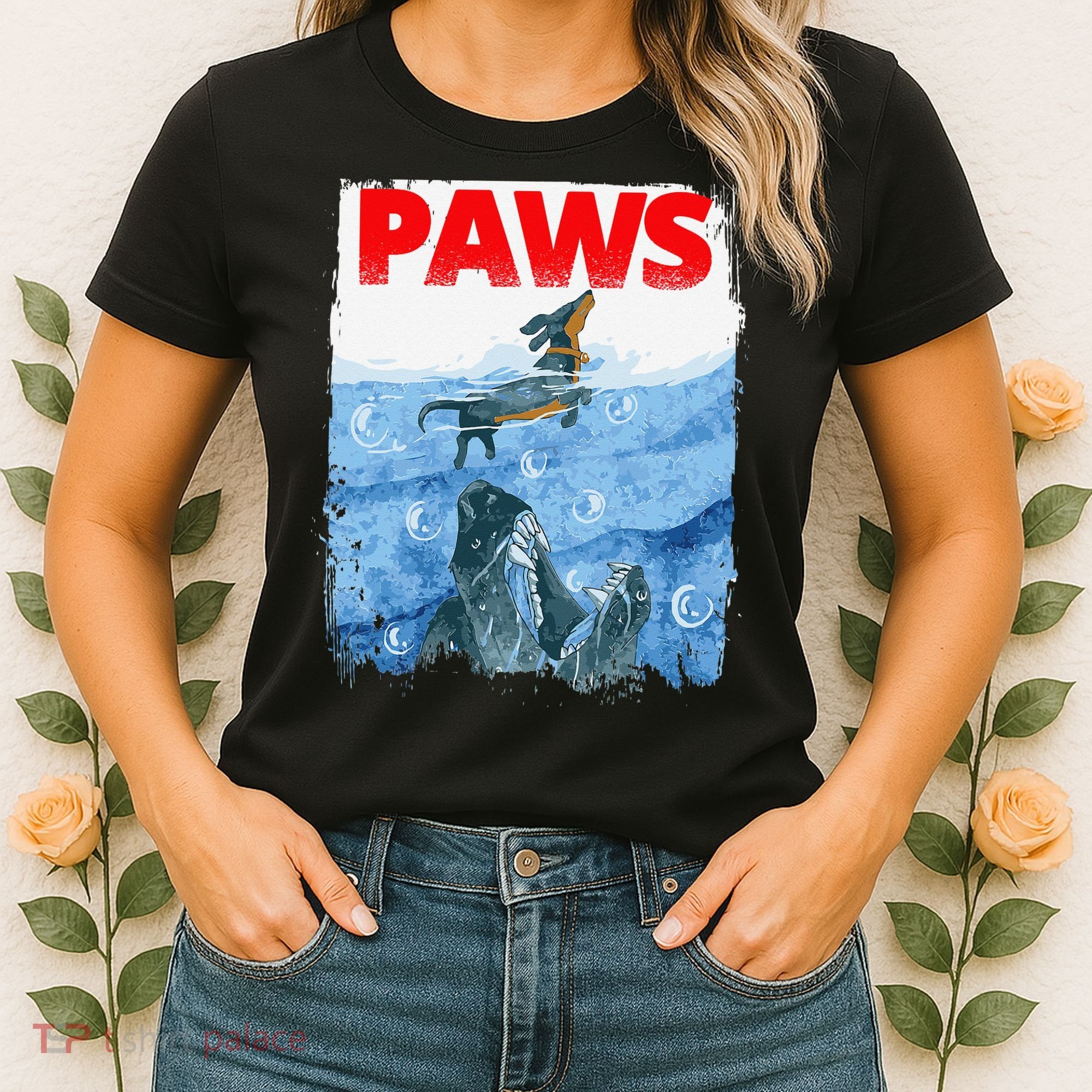 Paws Paw Dachshund Dog Retro Women's T-Shirt