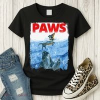 Paws Paw Dachshund Dog Retro Women's T-Shirt thumb 3