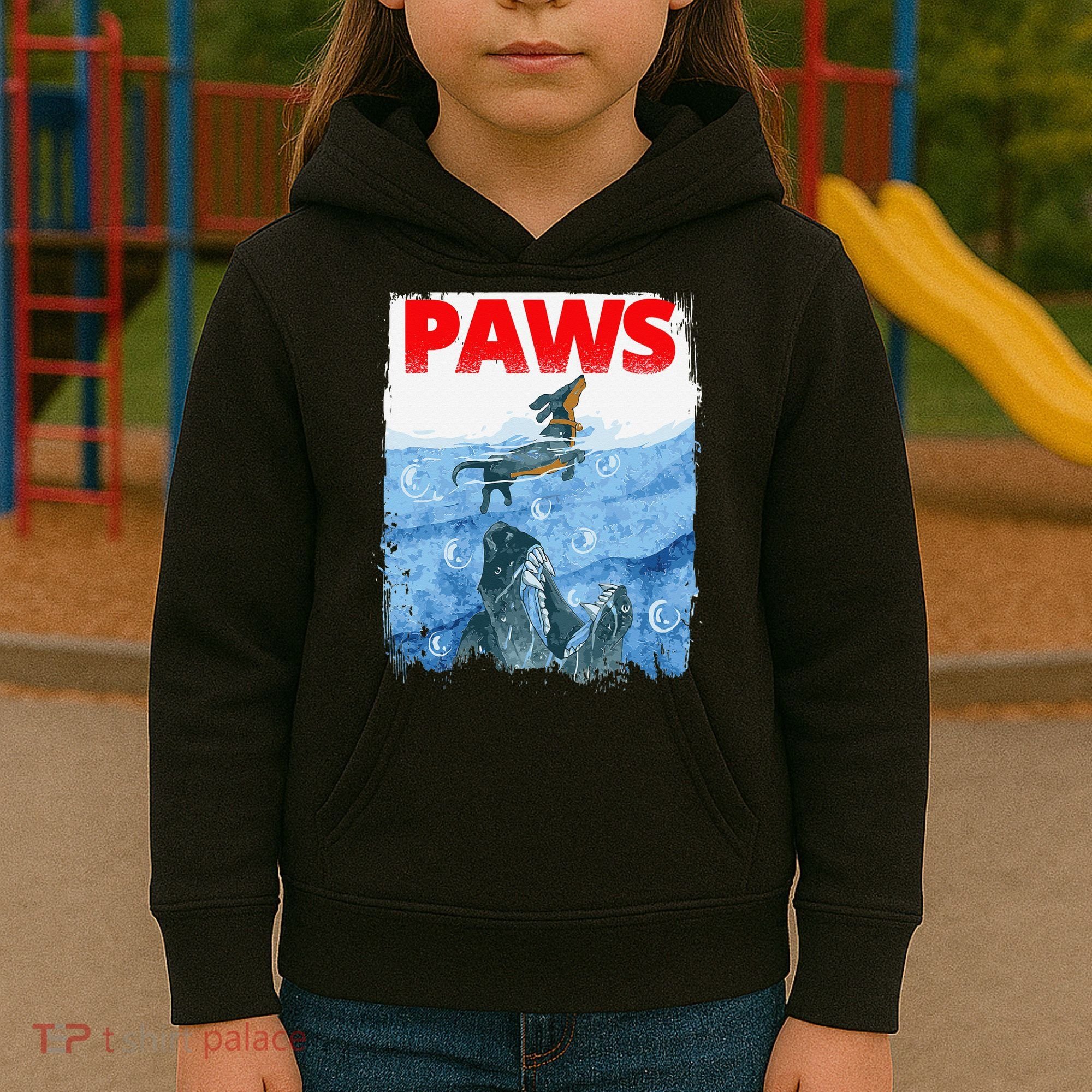Paws Paw Dachshund Dog Retro Kids Hoodie