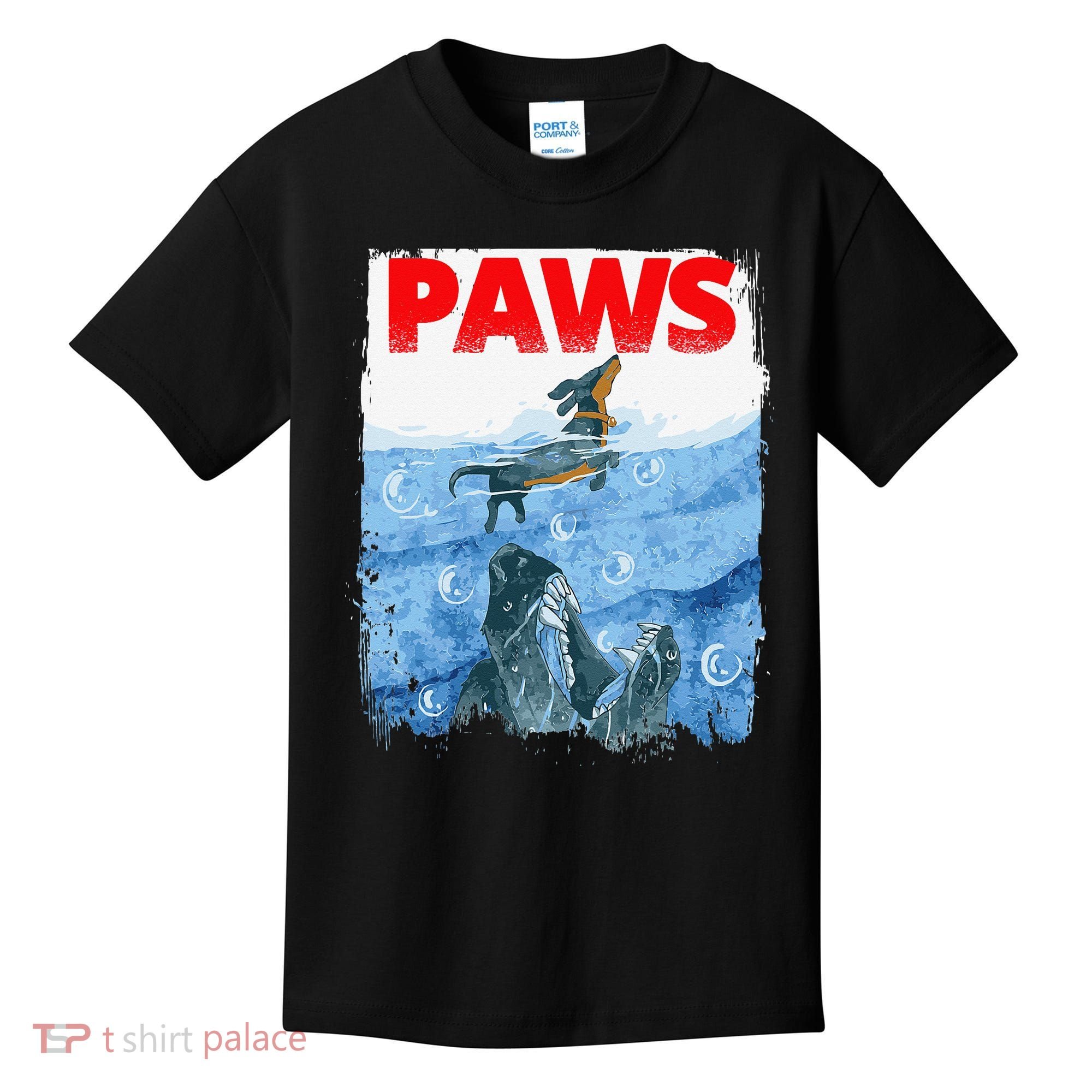 Paws Paw Dachshund Dog Retro Kids T-Shirt