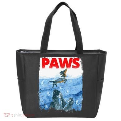 Paws Paw Dachshund Dog Retro Tote Bag