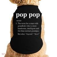 Pop Pop Definition Funny Poppop Dictionary Doggie Tank thumb 0
