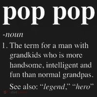 Pop Pop Definition Funny Poppop Dictionary T-Shirt thumb 7
