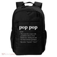 Pop Pop Definition Funny Poppop Dictionary Backpack thumb 0