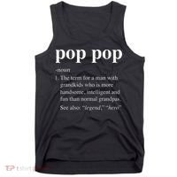 Pop Pop Definition Funny Poppop Dictionary Tank Top thumb 0