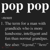 Pop Pop Definition Funny Poppop Dictionary Golf Towel thumb 3