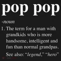 Pop Pop Definition Funny Poppop Dictionary Kids Hoodie thumb 5