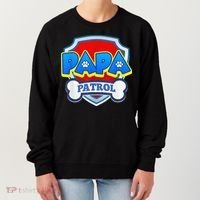 Papa Patrol Dog Funny Gift Birthday Party Women's Sweatshirt thumb 0