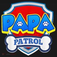 Papa Patrol Dog Funny Gift Birthday Party Doggie Tank thumb 4