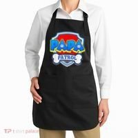 Papa Patrol Dog Funny Gift Birthday Party Apron thumb 2