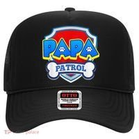 Papa Patrol Dog Funny Gift Birthday Party Hat thumb 0