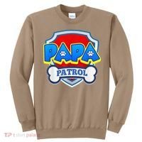 Papa Patrol Dog Funny Gift Birthday Party Sweatshirt thumb 0