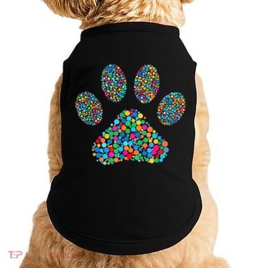 Paw Paw Dog Dot Day International Dot Day Polka Dot Gift Doggie Tank