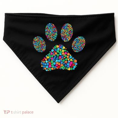 Paw Paw Dog Dot Day International Dot Day Polka Dot Gift USA-Made Doggie Bandana