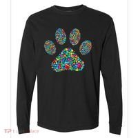 Paw Paw Dog Dot Day International Dot Day Polka Dot Gift Comfort Colors Heavyweight Long Sleeve T-Shirt thumb 0