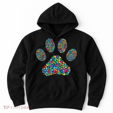 Paw Paw Dog Dot Day International Dot Day Polka Dot Gift Hoodie