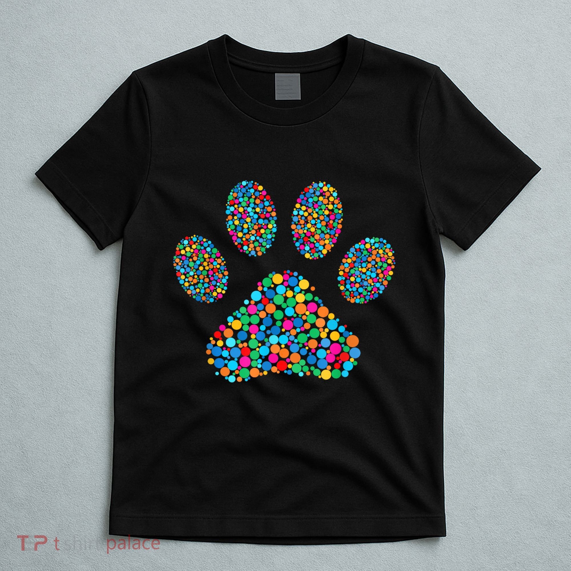 Paw Paw Dog Dot Day International Dot Day Polka Dot Gift T-Shirt