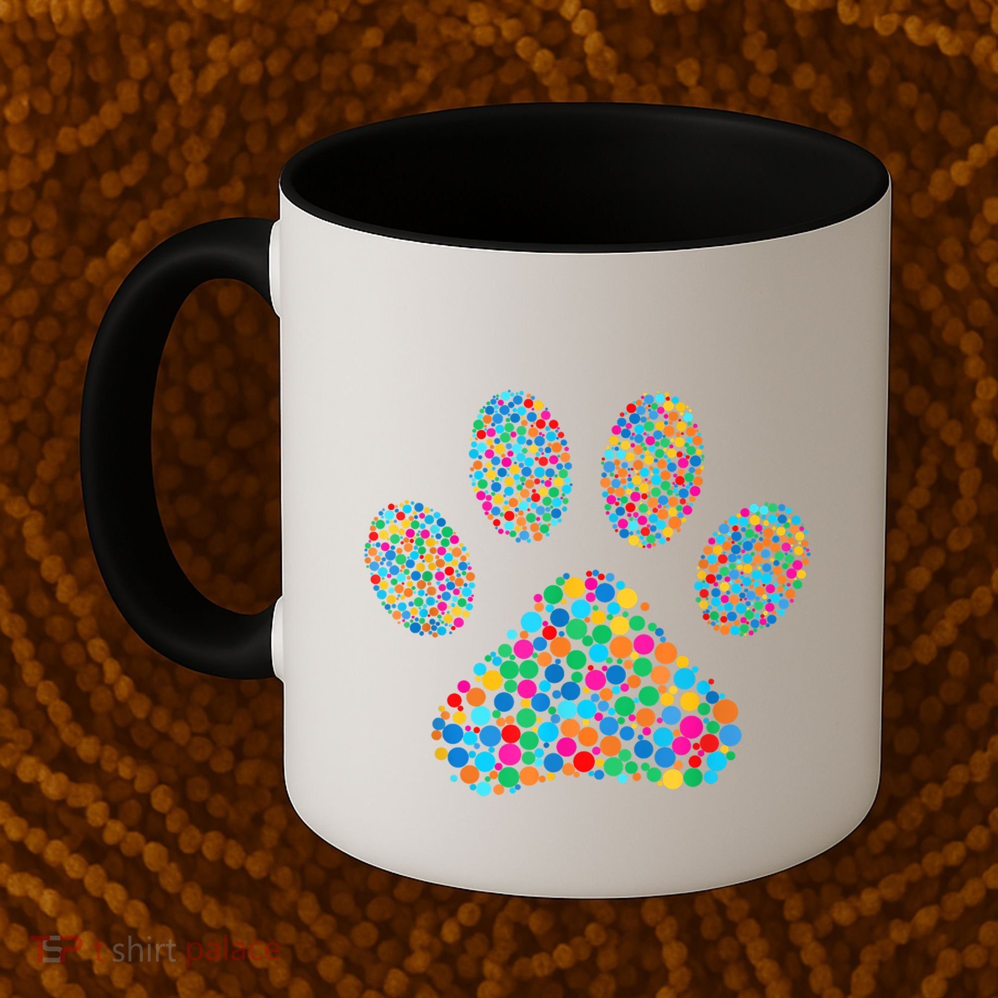 Paw Paw Dog Dot Day International Dot Day Polka Dot Gift Coffee Mug