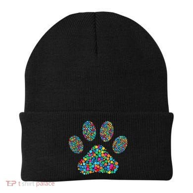 Paw Paw Dog Dot Day International Dot Day Polka Dot Gift Beanie