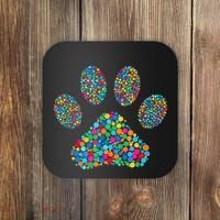 Paw Paw Dog Dot Day International Dot Day Polka Dot Gift Coaster thumb 0