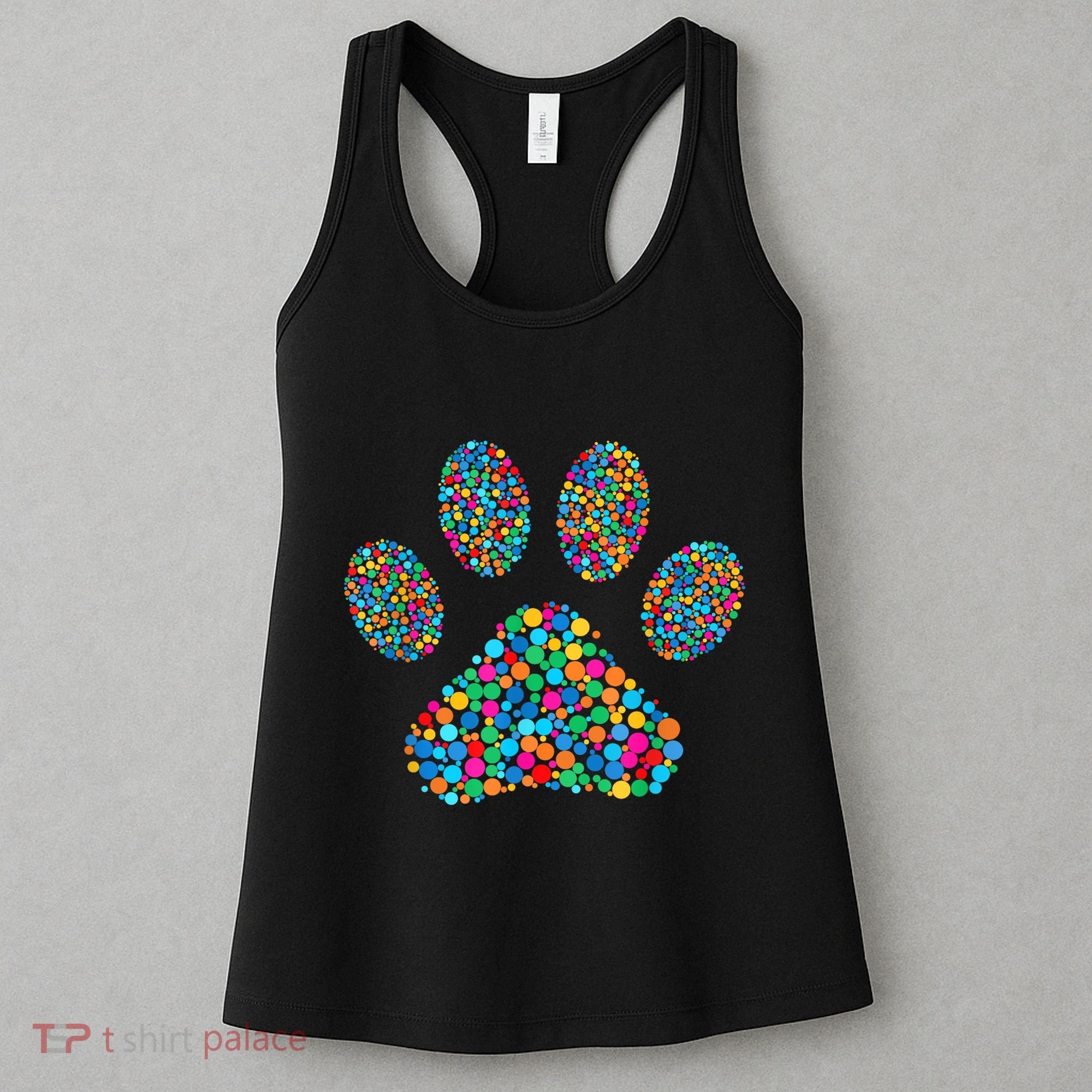 Paw Paw Dog Dot Day International Dot Day Polka Dot Gift Women's Tank Top
