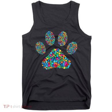 Paw Paw Dog Dot Day International Dot Day Polka Dot Gift Tank Top