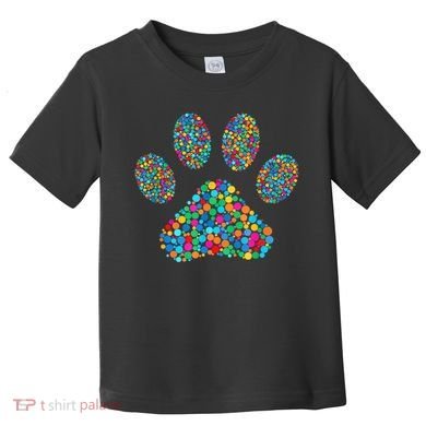 Paw Paw Dog Dot Day International Dot Day Polka Dot Gift Toddler T-Shirt