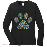 Paw Paw Dog Dot Day International Dot Day Polka Dot Gift Women's Long Sleeve Shirt thumb 0