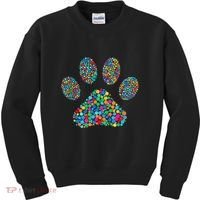 Paw Paw Dog Dot Day International Dot Day Polka Dot Gift Kids Sweatshirt thumb 0