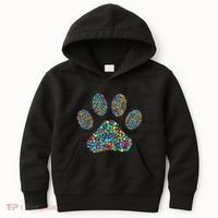 Paw Paw Dog Dot Day International Dot Day Polka Dot Gift Kids Hoodie thumb 0