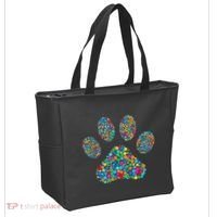 Paw Paw Dog Dot Day International Dot Day Polka Dot Gift Tote Bag thumb 2
