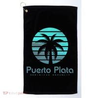 Puerto Plata Dominican Republic Golf Towel thumb 0