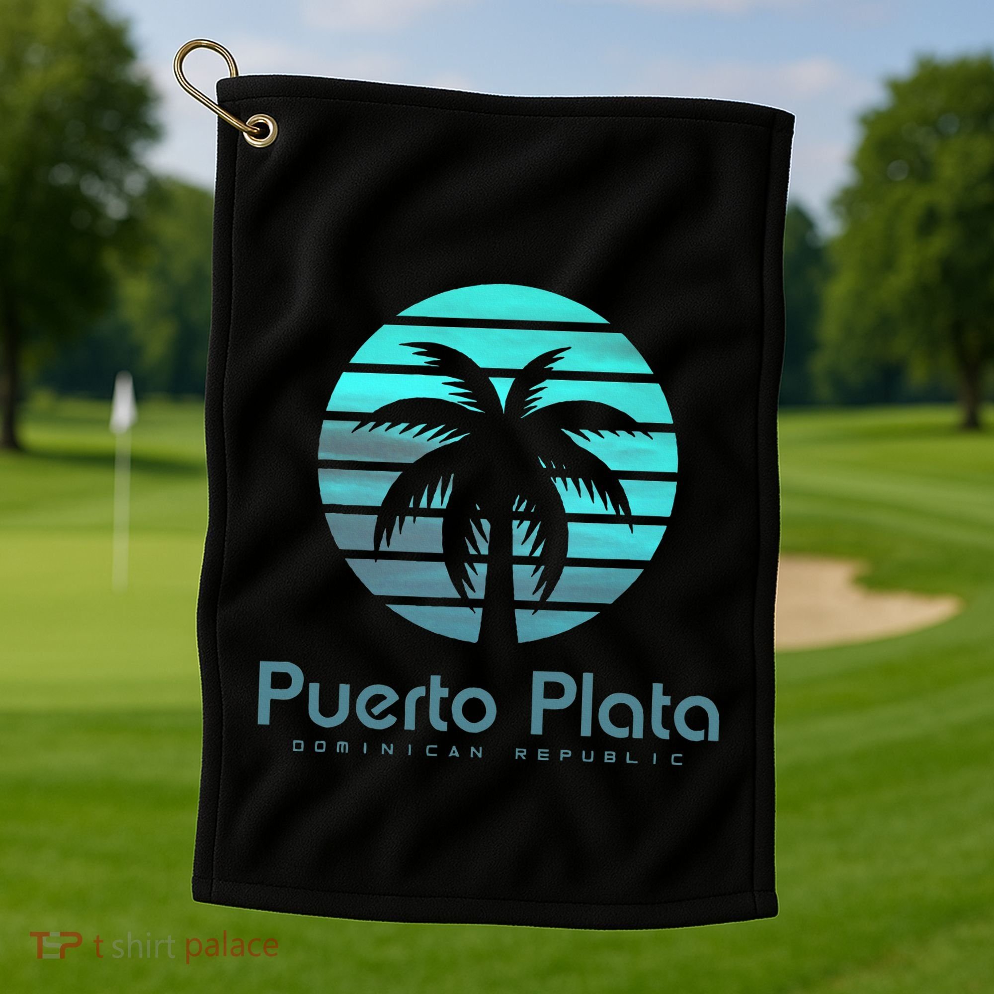 Puerto Plata Dominican Republic Golf Towel